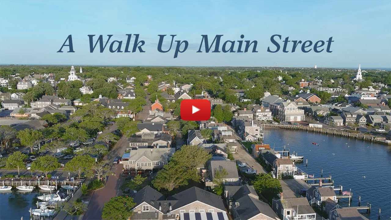 Aerial view of Nantucket Town