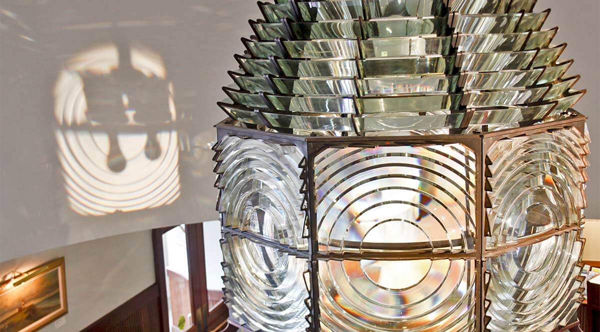 Nantucket Whaling Museum Fresnel Lens, photographer Caroline Sollman.