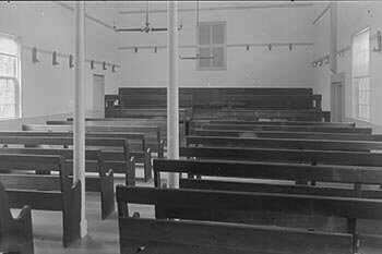 Quaker Meeting House after restoration in 1905.