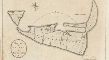 Map of Nantucket, 1772, drawn by Dr. James Taylor