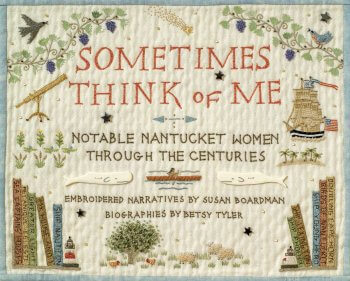Image of embrodery "Sometimes Think of Me"