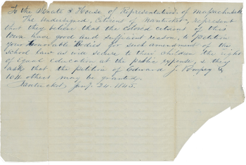 Petition of Peter Macy